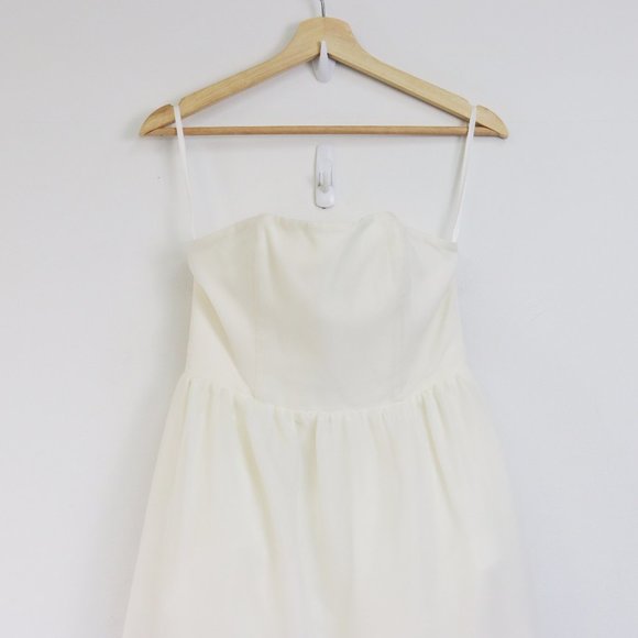 X by NBD Carmelita Strapless Ruffle Hem Maxi Gown - Picture 3 of 8